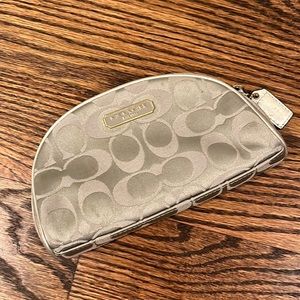 Coach small makeup bag